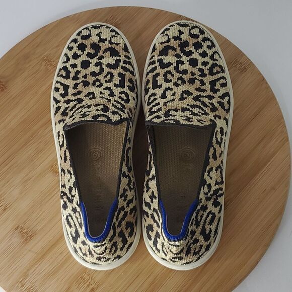 Rothy's Slip on Sneakers Animal Cheetah Print Women's Size 6 - Picture 6 of 10